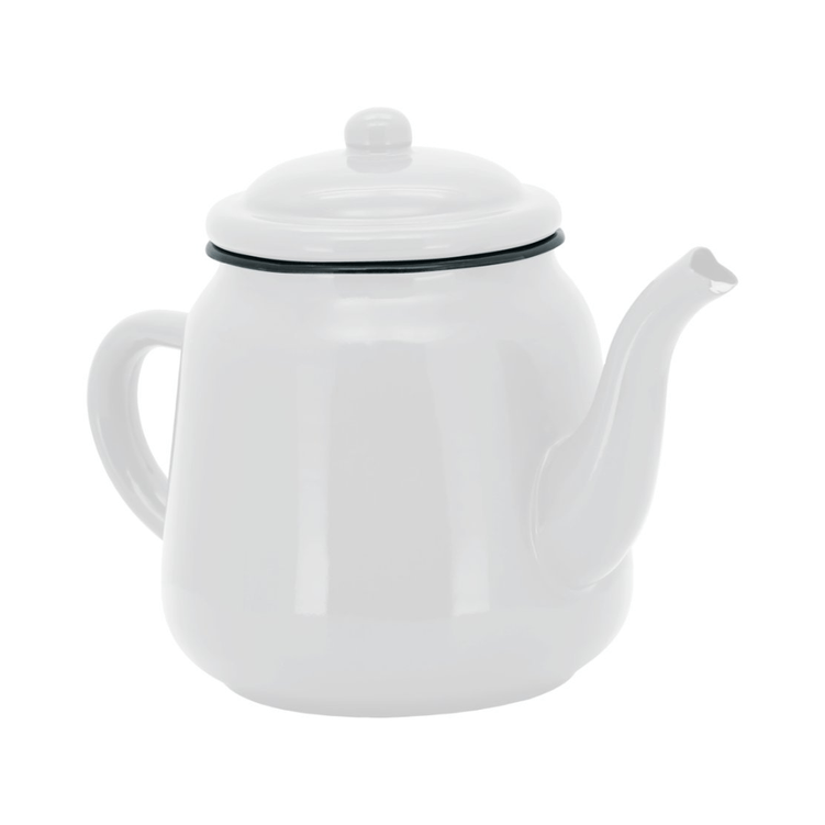 Bule Esmaltado Tradicional Branco 1700Ml - Tuut Bule Esmaltado Tradicional Branco 1700Ml - Tuut